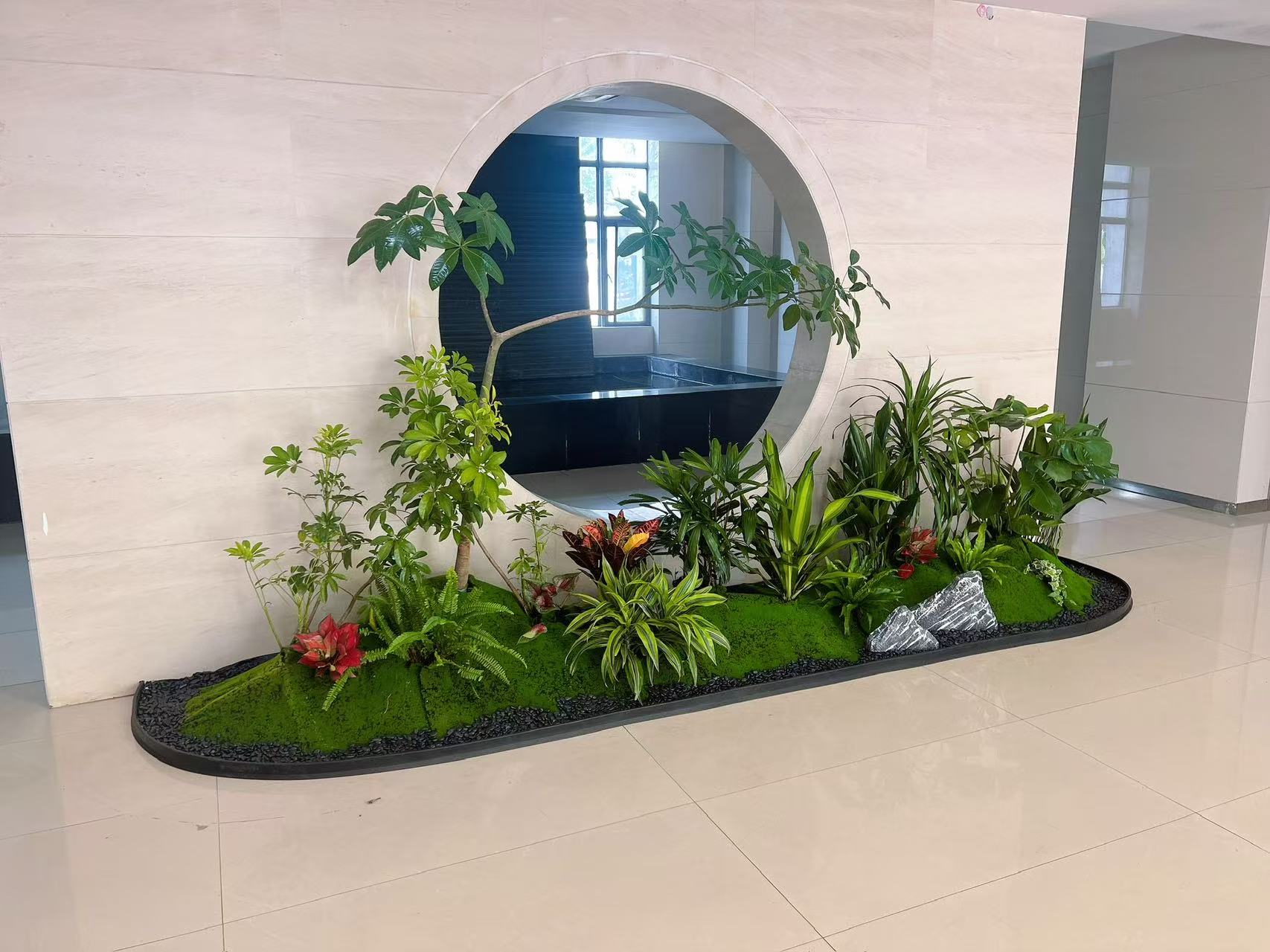 领略宁波北仑花木租赁设计的别样风情><div class=